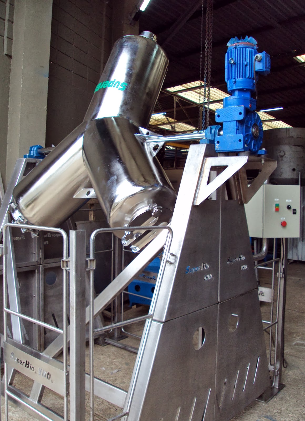 205.Misturador em Y- INOX AISI 304 (500L)