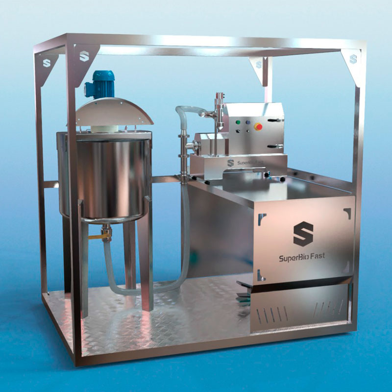 278 - Misturador vertical com aquecimento para alcool gel 50l (1)